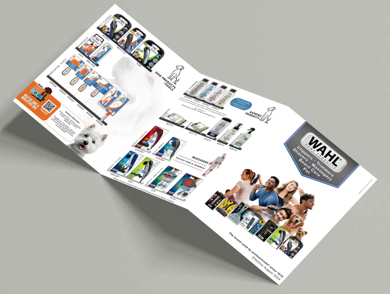 unfolded view of side A